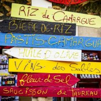 Panneaux marché